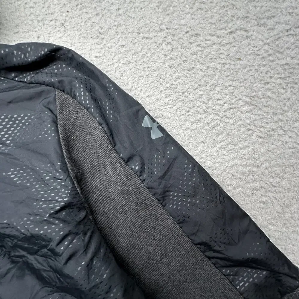 Under Armour Jacket Mens XL Coldgear Infrared Zip Hoodie 1345316-012 Grey